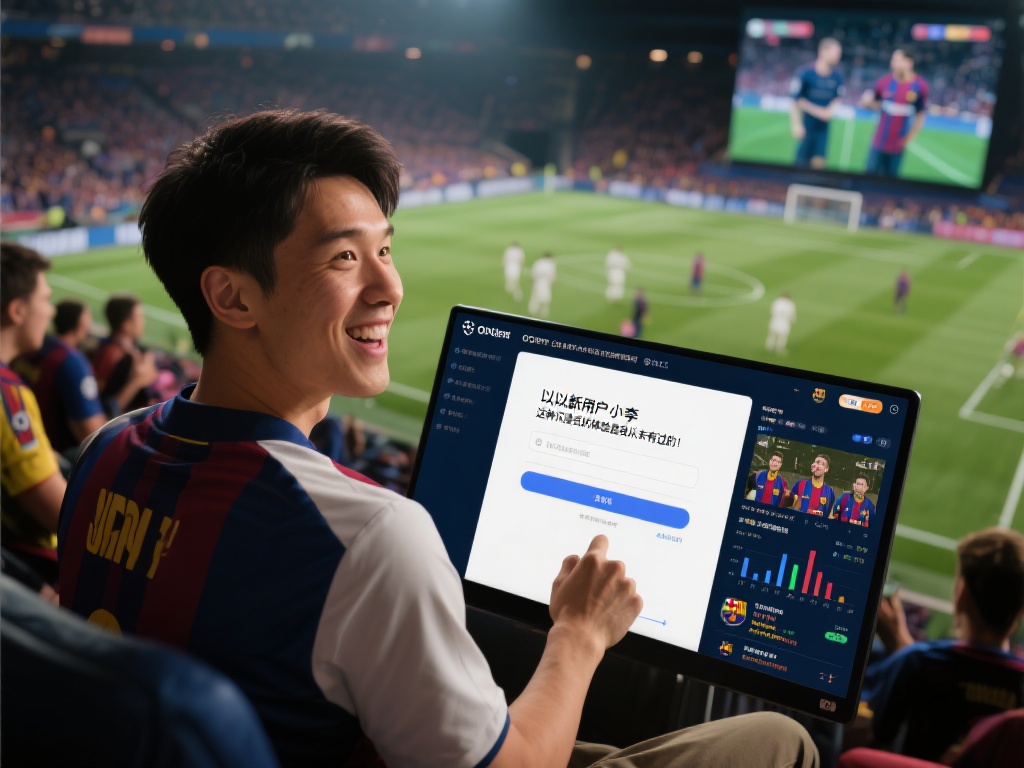 以新用户小李为例，他是一位狂热的足球迷，之前总是通